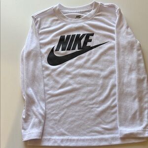 Nike Kids Black and White Long Sleeve Tee